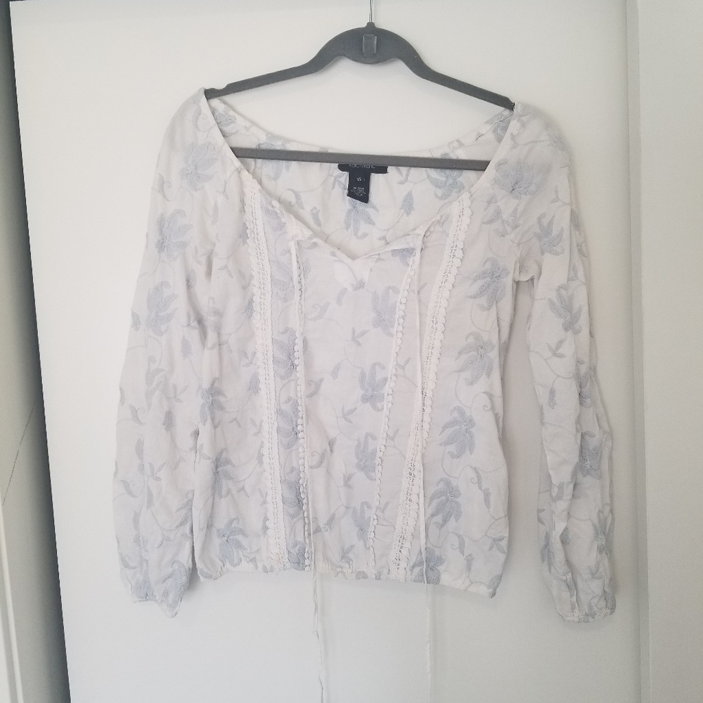 Karen Kane Embroidered Blouse